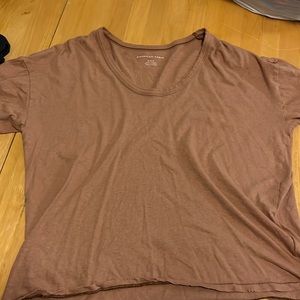 Brown American Eagle tee
